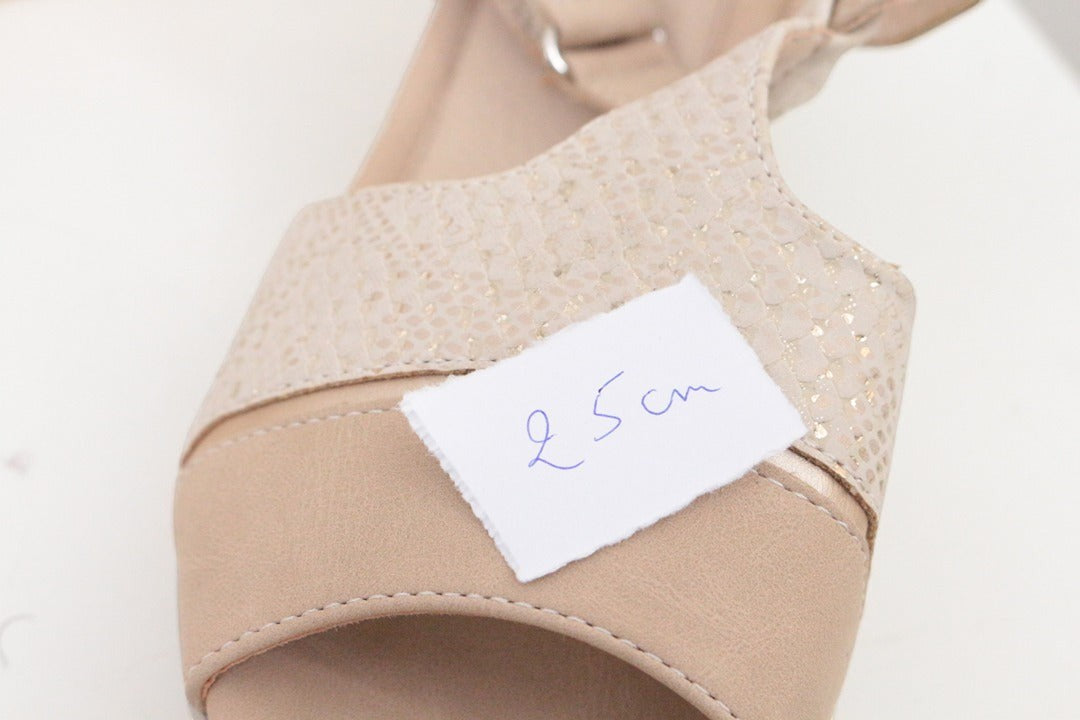 Sandales compensées Comforsoft beige crème taille 39 confort 7