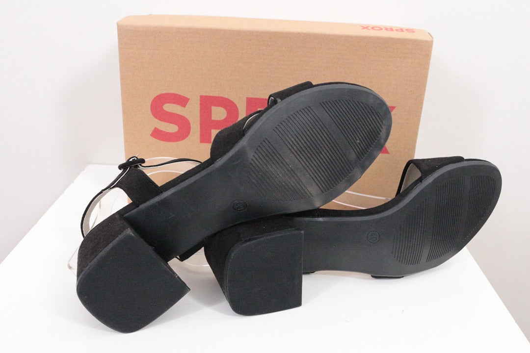 Sandales à talons Sprox noir en suédine taille 40 7