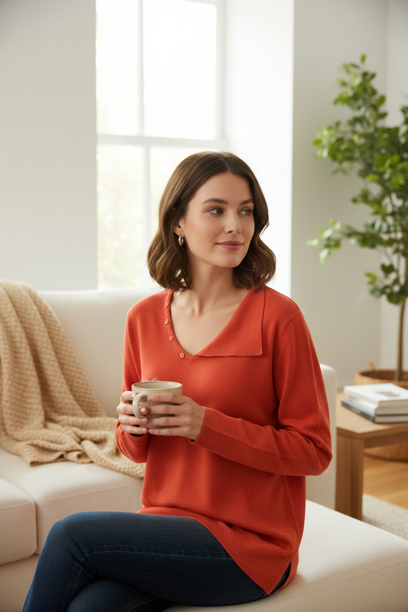 Duger Pull Laine Corail XXL  Très bon état