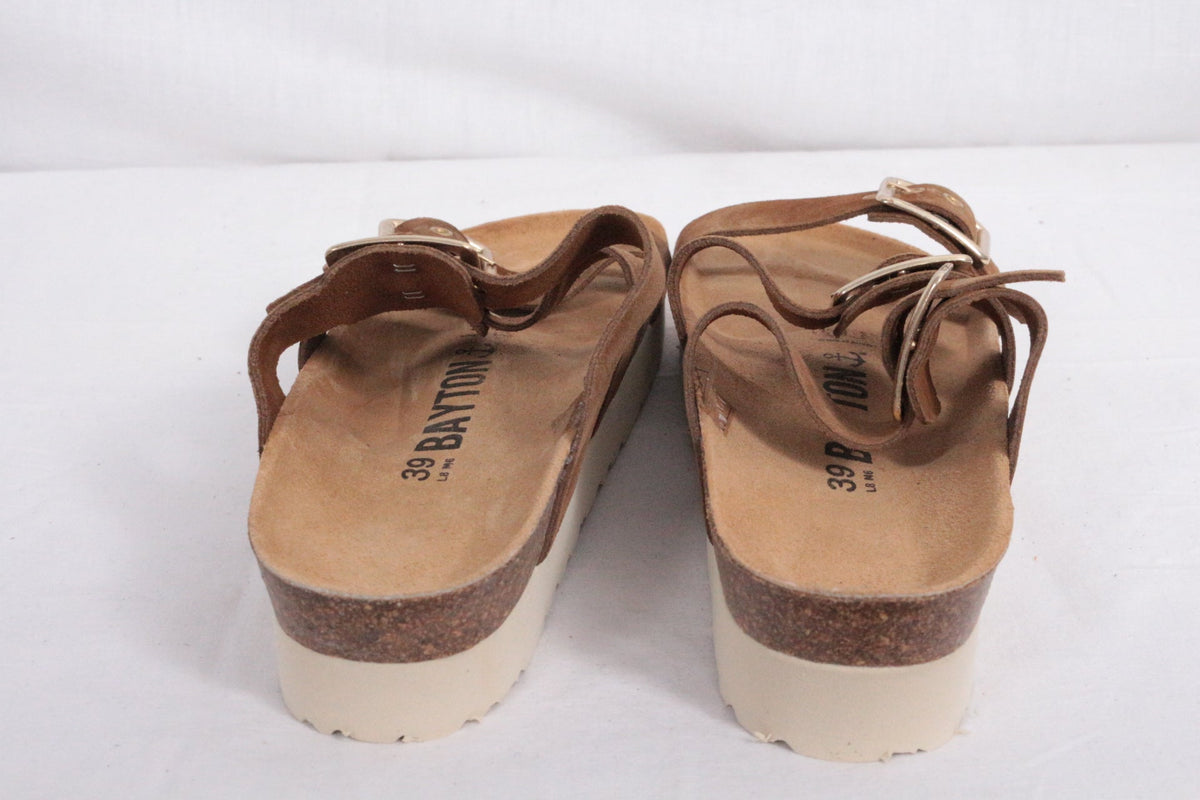 Bayton Sandales à plateformes Daim Camel 39 Neuf | Frippin'Dealz – photo 6