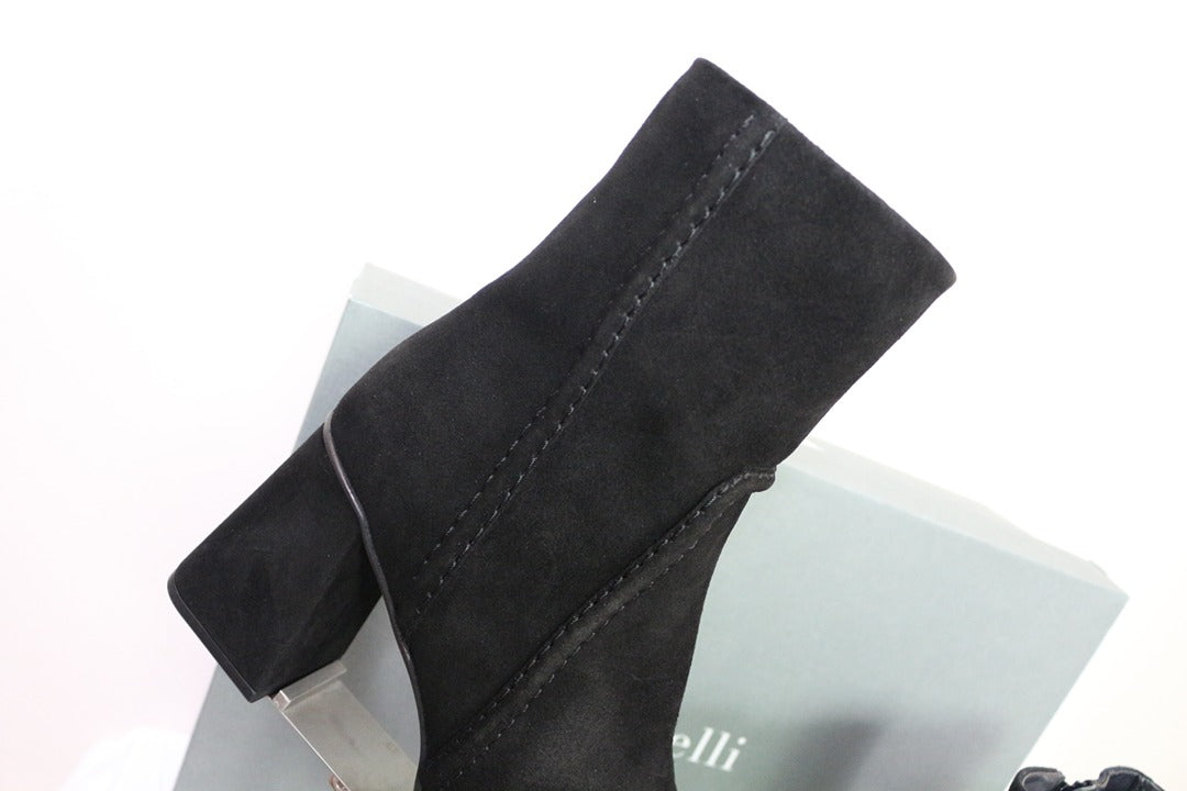 Bottines talons Minelli noir daim 40 chic elegant 8