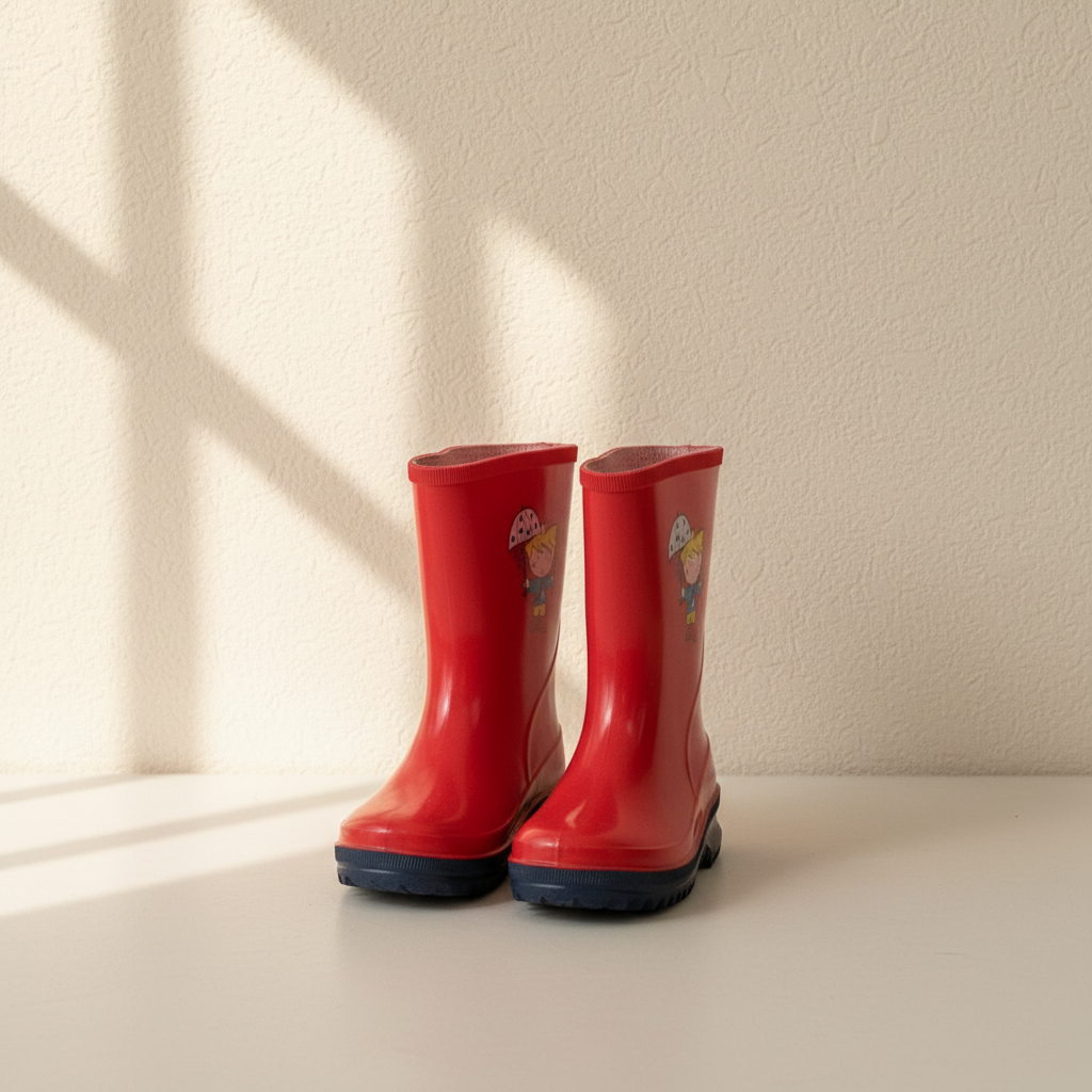 Bottes de pluie Spirale rouges taille 23
