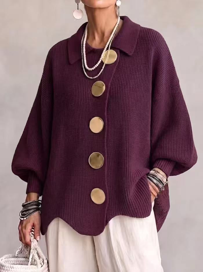 Gilet en maille boutonné col à revers – photo 15 – Frippin'Dealz