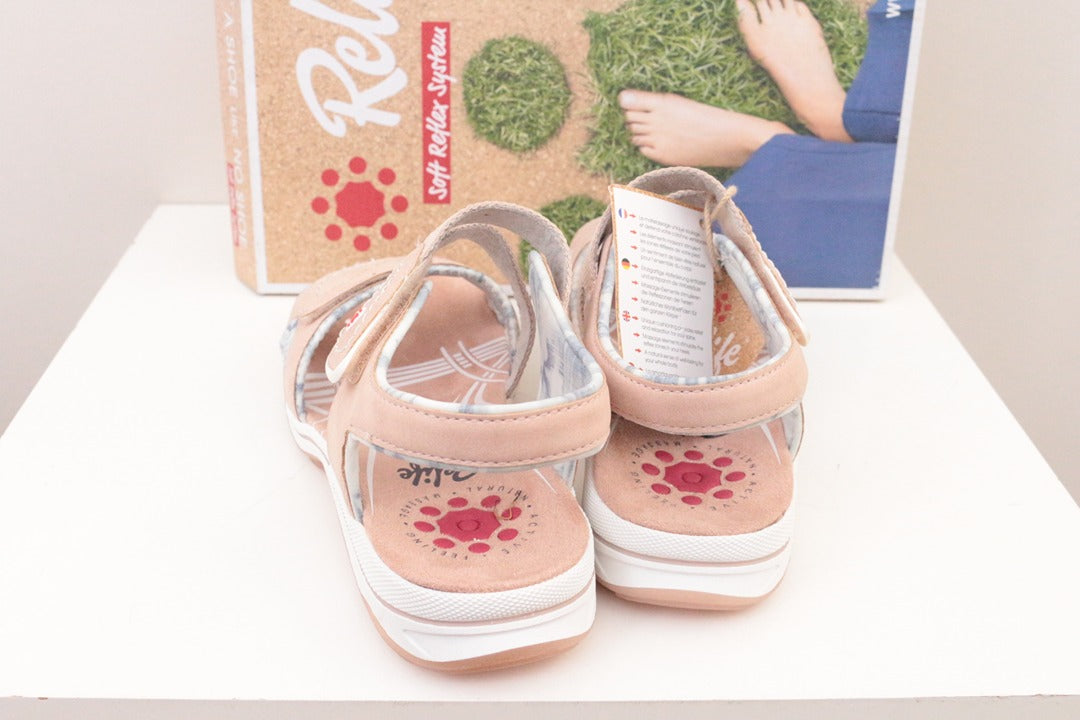 Sandales Relife confort rose 38 neuves avec boîte 5
