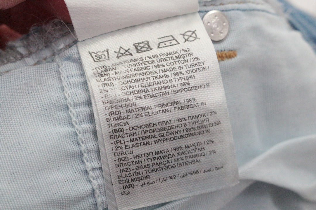 Jean Lc Waikiki skinny bleu clair destroy taille 46 - Neuf avec étiquette 5