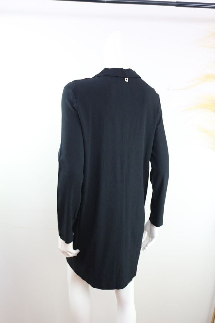 Robe noire Twinset Simona Barbieri chic vintage 90s M 6