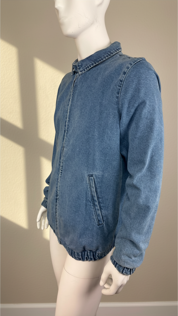 Pull&Bear Veste Coton Bleu   Neuf