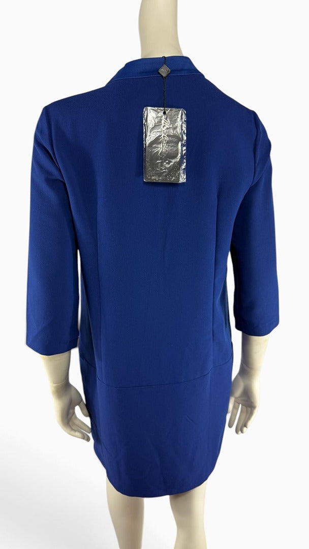 Robe Droite Bleu Cobalt My Collection M Chic 8