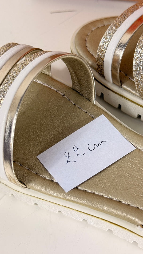 Sprox sandales filles blanches et dorées taille 35 neuves 7