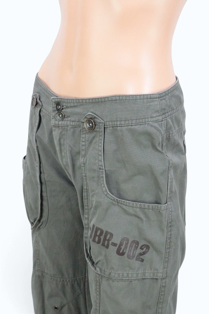 Pantalon cargo Lea L Moda coton kaki 40 style militaire | Frippin'Dealz – photo 8