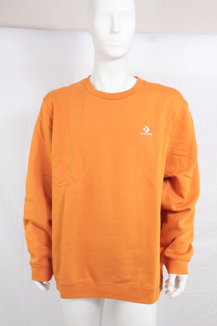 Converse Sweat Orange Xxl Neuf Logo Brodé Streetwear