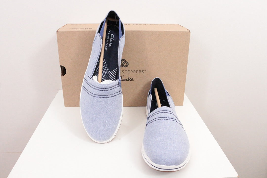 Mocassins Clarks Brinkley Step denim bleu clair 41 4