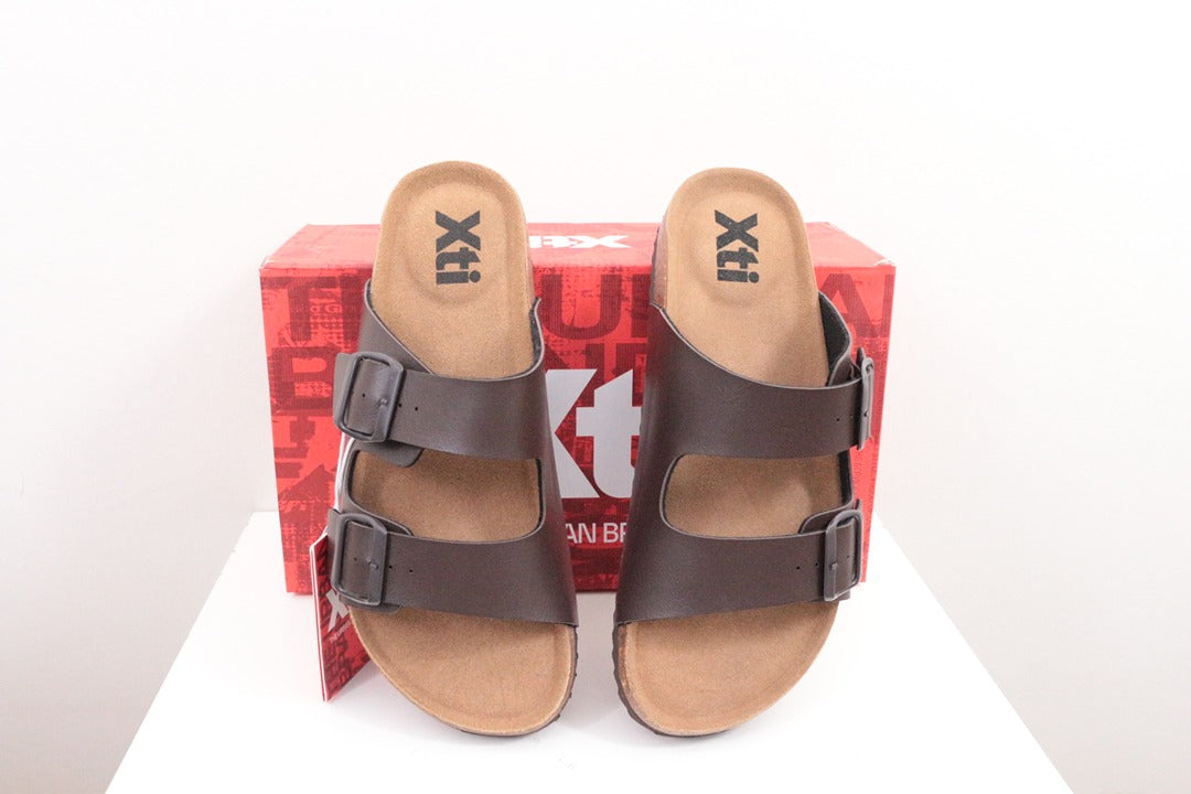 Xti Sandales Mules Simili Cuir Noir 41 Neuves 9