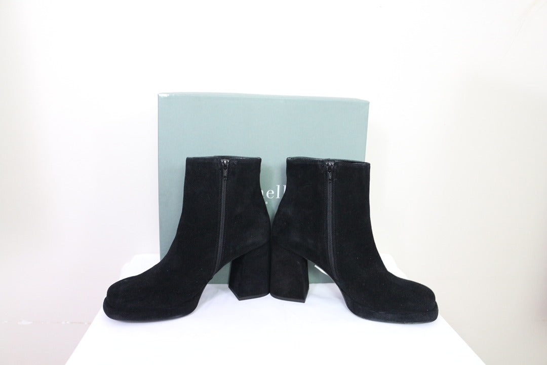 Bottines talons Minelli noir daim 40 chic elegant 5