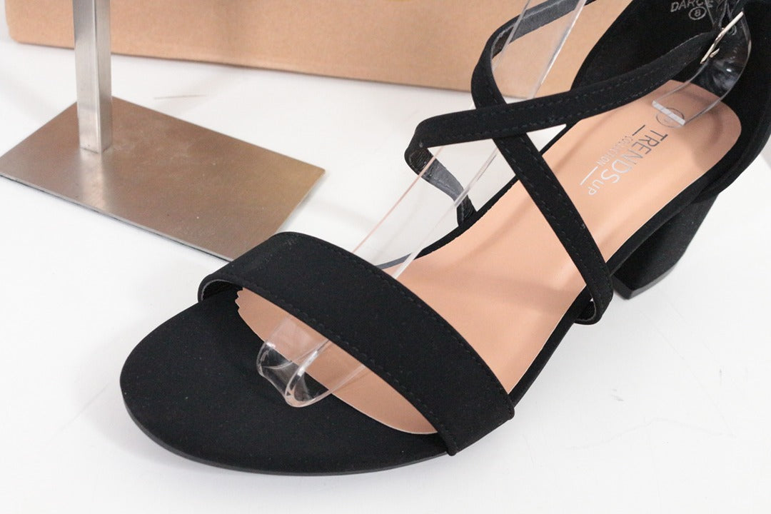 Trends Up sandales à talons en suédine noir taille 39 très bon état 3