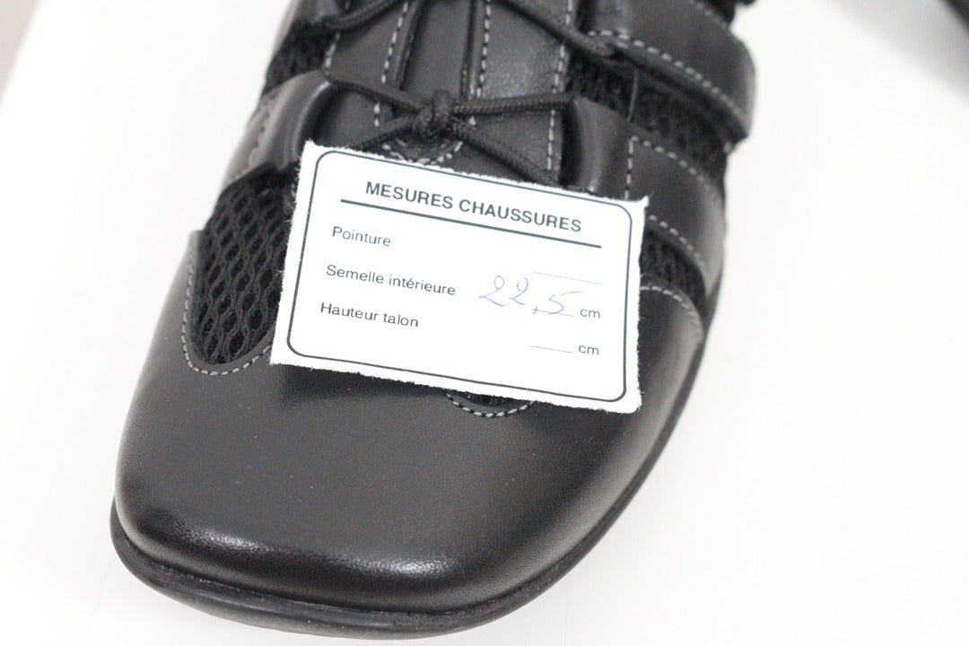 Walking Cradles Baskets Noir Cuir Taille 34 Neuf 10