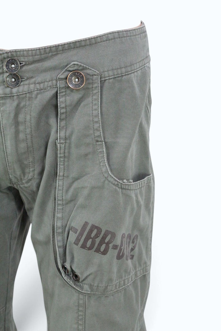 Pantalon cargo Lea L Moda coton kaki 40 style militaire | Frippin'Dealz – photo 3