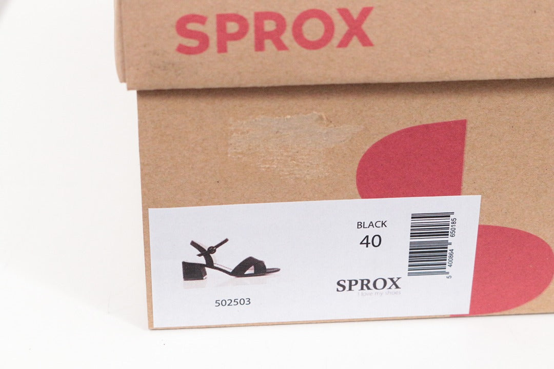 Sandales à talons Sprox noir en suédine taille 40 11