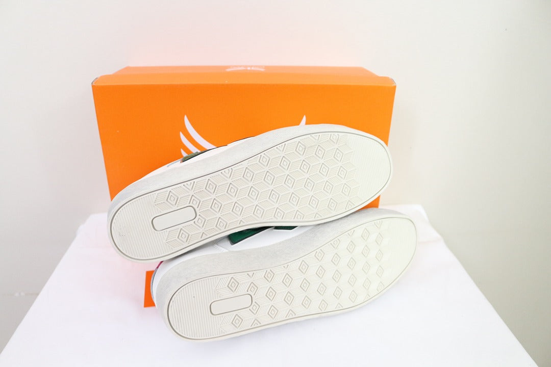 Baskets Kaporal blanches vert rose 40 neuves Y2k 9