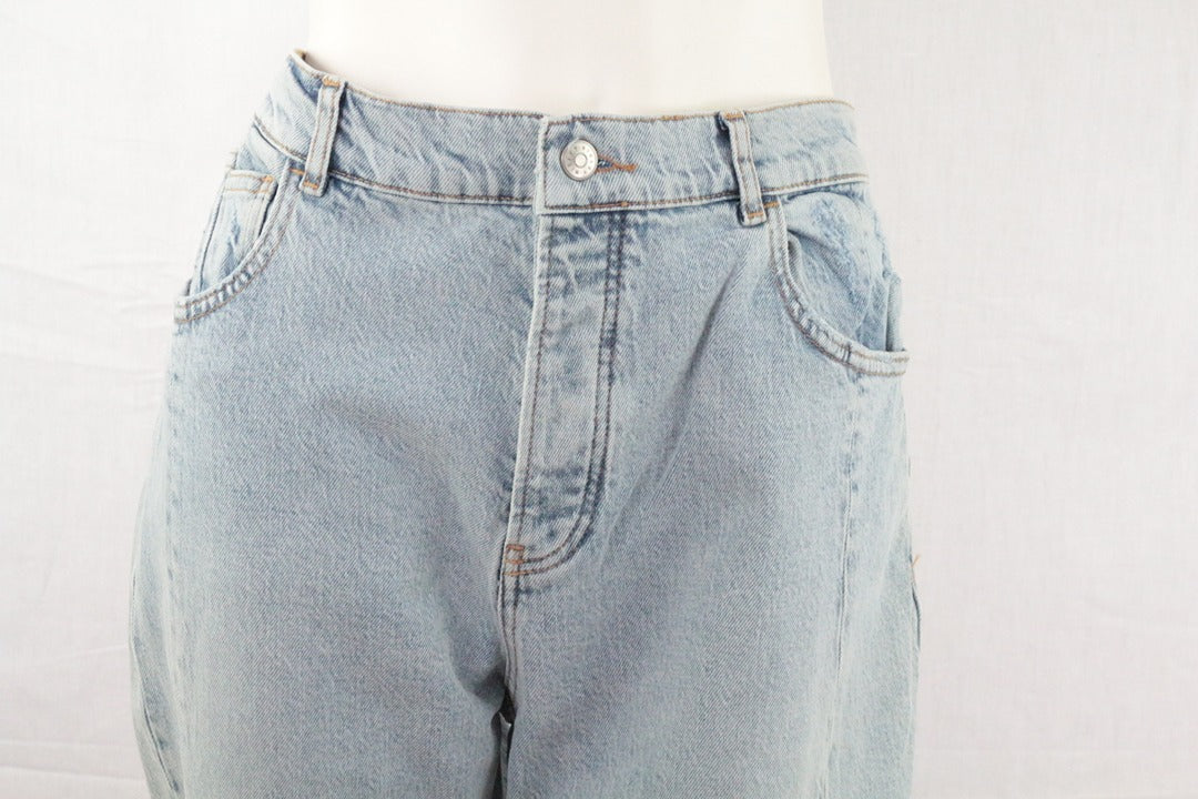 Jean Sisley droit bleu clair taille 33 - Neuf avec étiquette 90s vintage 2