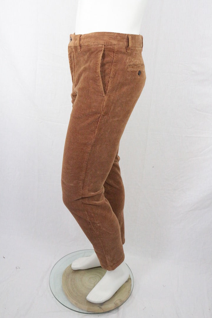 Chino Tommy Hilfiger velours côtelé marron 31 32 - Neuf avec étiquette 10
