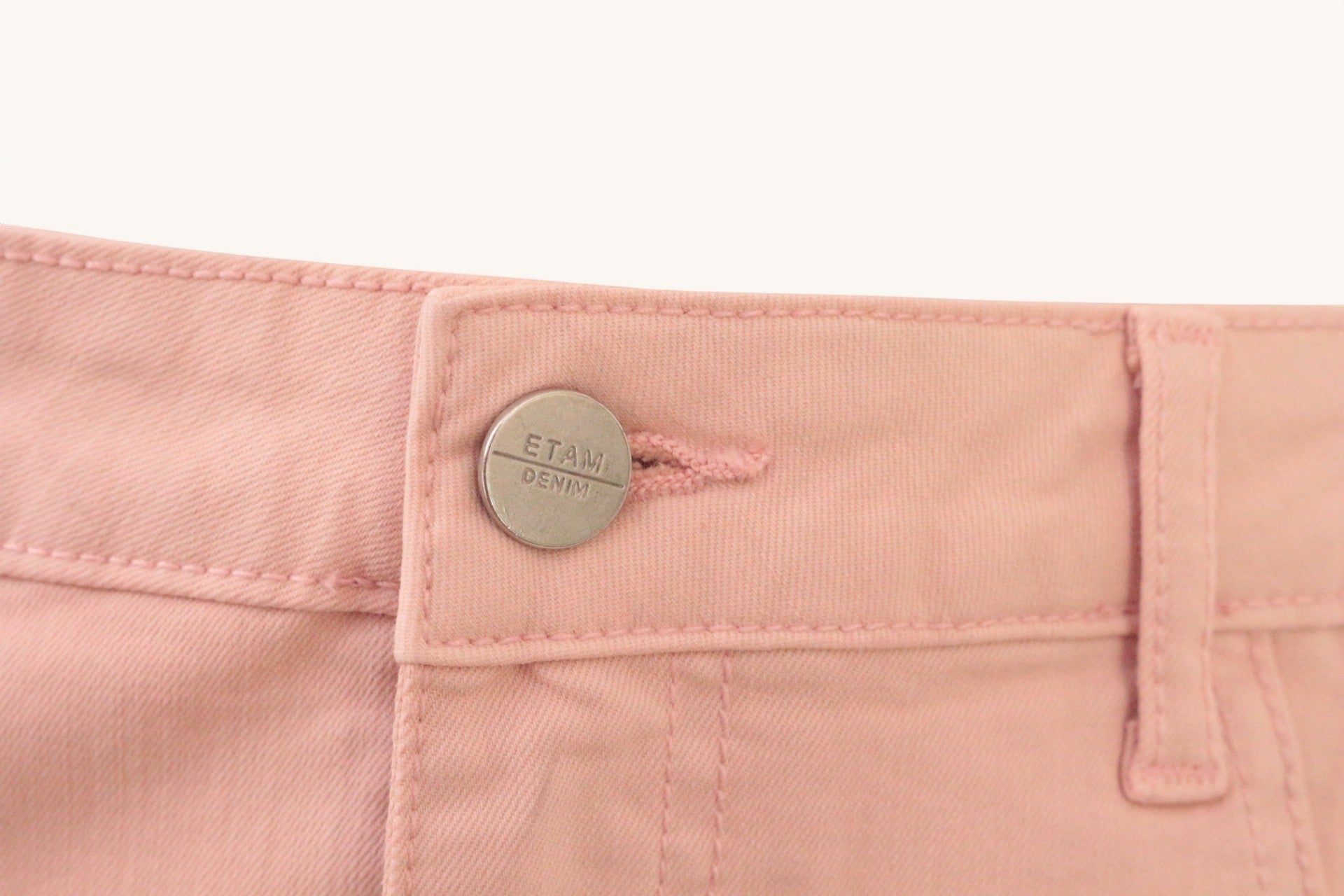 Jupe Courte Rose Poudré Femme Lacets Côté Style Y2K Taille 38 Neuve 3