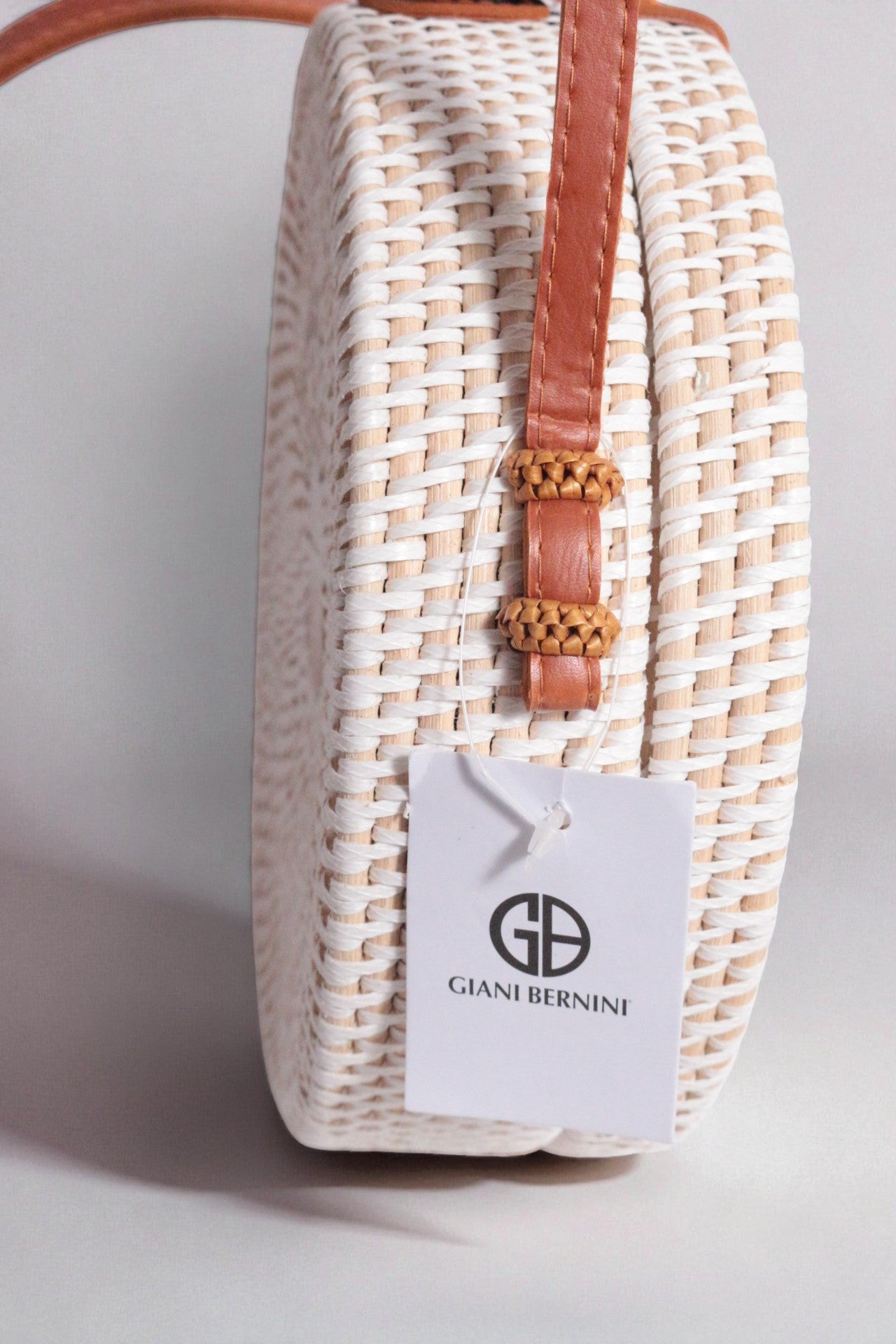 Gianni Bernini Sac Rond Bandoulière Rotin Tressé Bohème Chic Femme 23