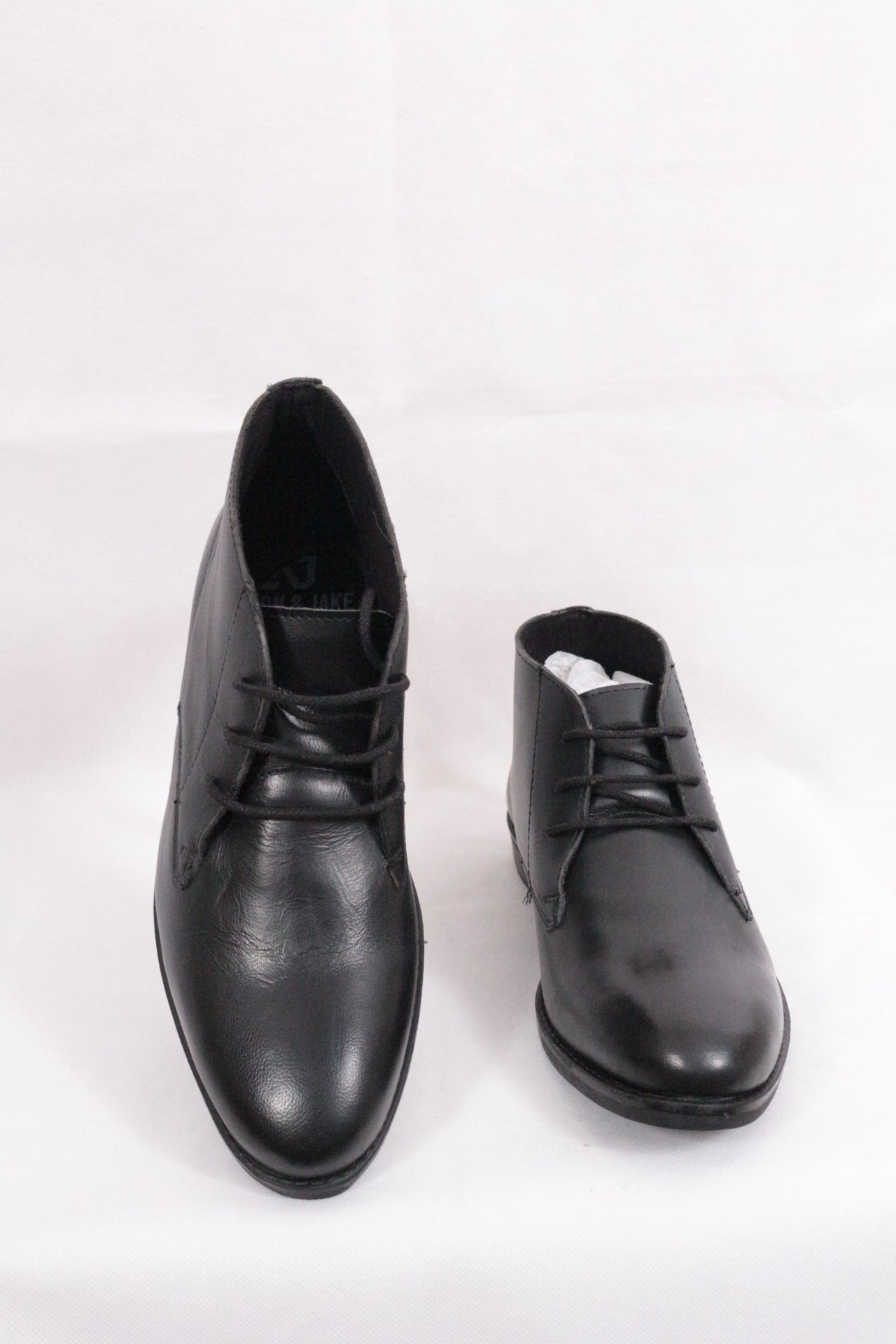 Chaussures Homme Cuir Noir Alison & Jake Neuves Bottines Derby Montantes 4