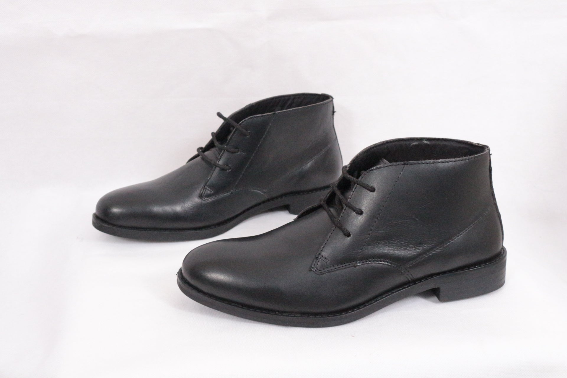 Chaussures Homme Cuir Noir Alison & Jake Neuves Bottines Derby Montantes 5