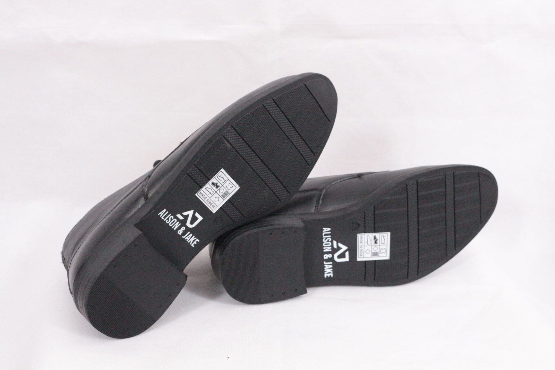 Chaussures Homme Cuir Noir Alison & Jake Neuves Bottines Derby Montantes 7