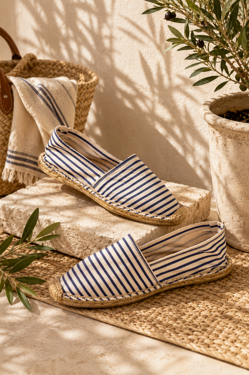 Espadrilles Diego's Femme Bleu Marine Imprimé Palmier Taille 39 Chaussures Été Bohème 11