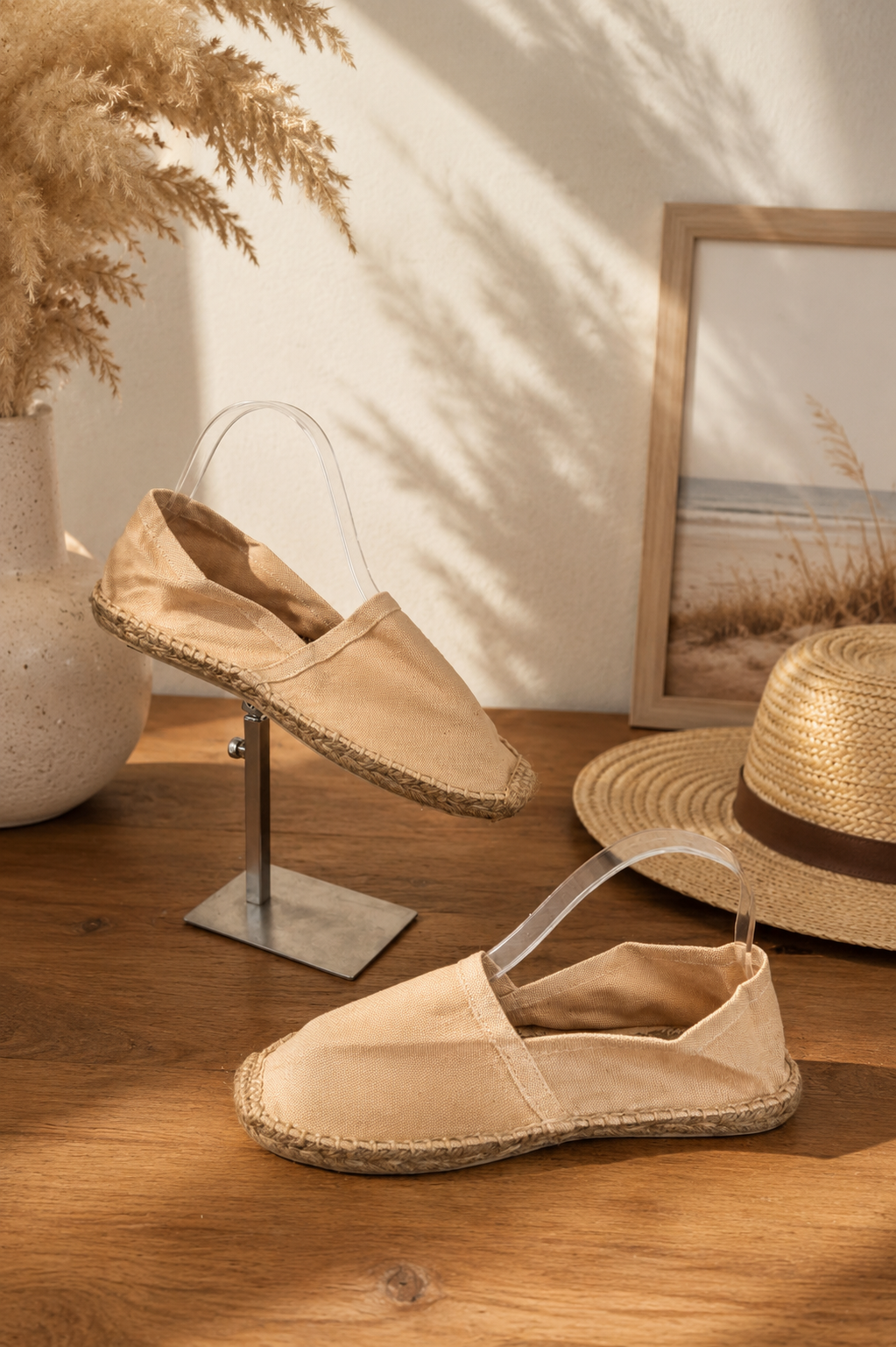 Espadrilles Diego's Femme Bleu Marine Imprimé Palmier Taille 39 Chaussures Été Bohème 14