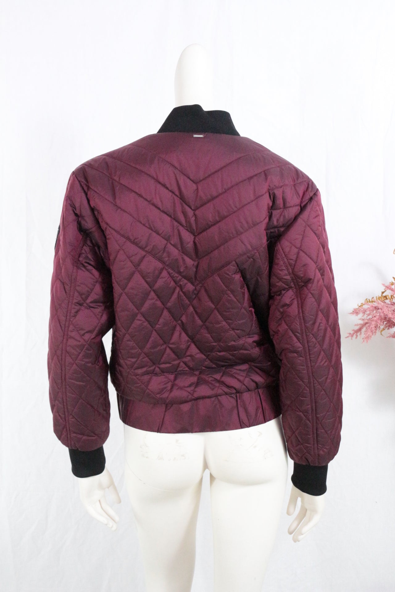 IKKS Blouson Polyester Bordeaux XS  Neuf 9