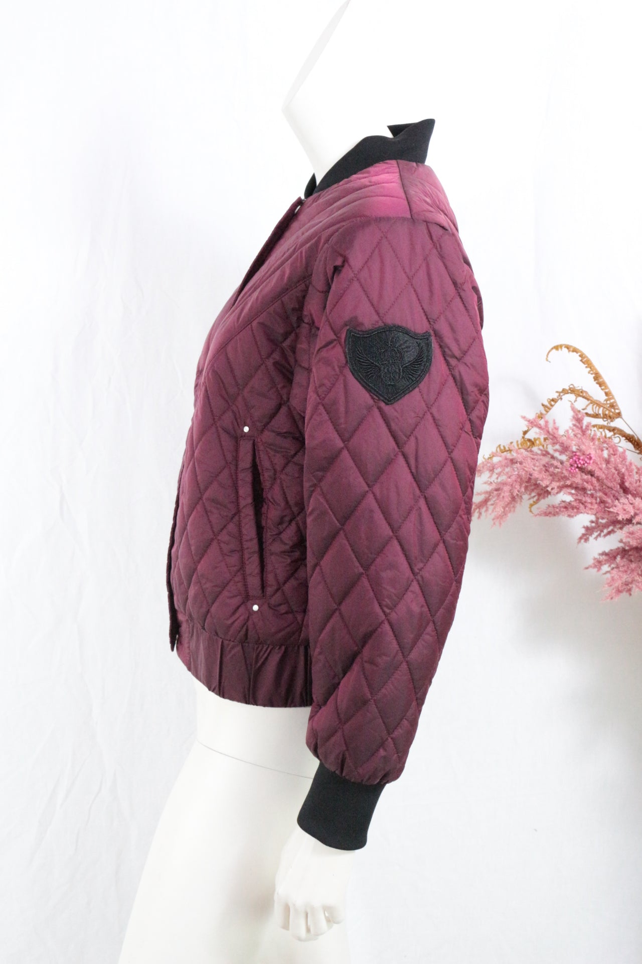 IKKS Blouson Polyester Bordeaux XS  Neuf 6