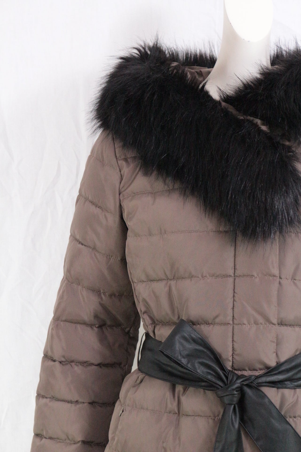 Oltre – Daunenjacke – Polyester, Acryl – Taupe 3