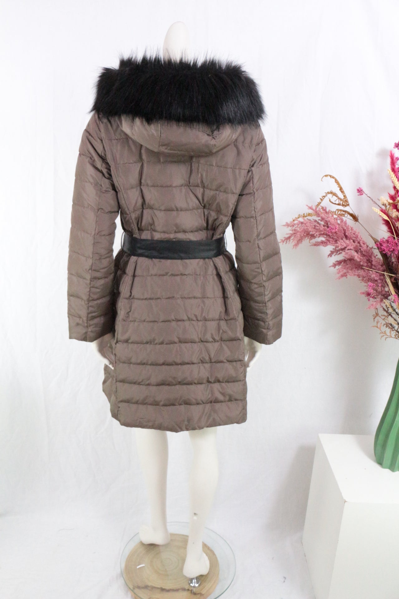 Oltre – Daunenjacke – Polyester, Acryl – Taupe 7