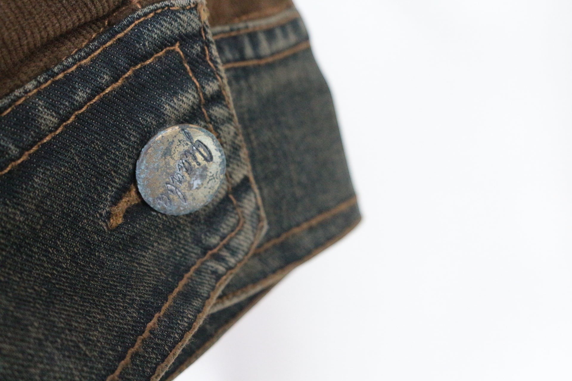 Veste Jean & Velours Femme T40 Vintage Y2K Western Denim Jacket NWT 8