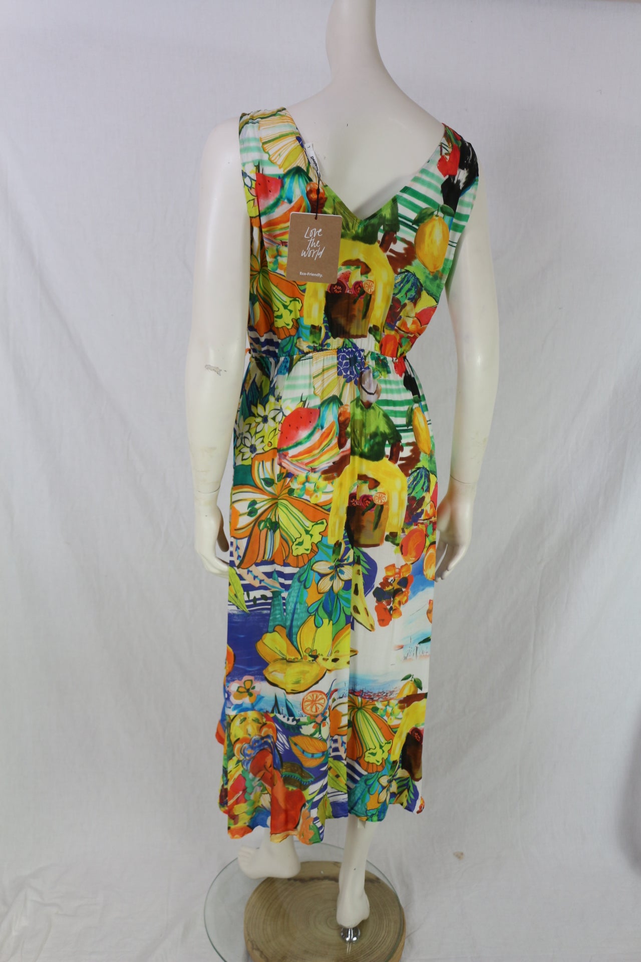 Robe Desigual imprimée tropicale femme taille L 4