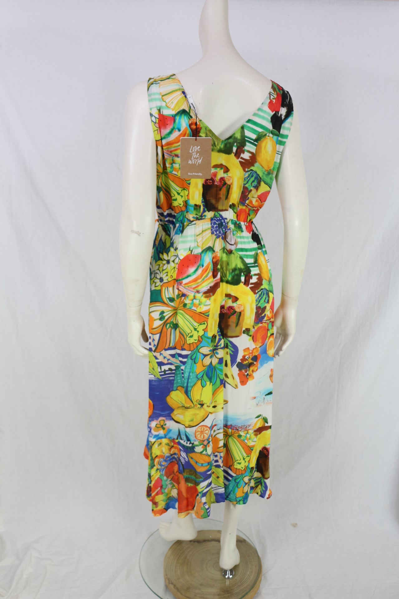 Robe Desigual imprimée tropicale femme taille L 5