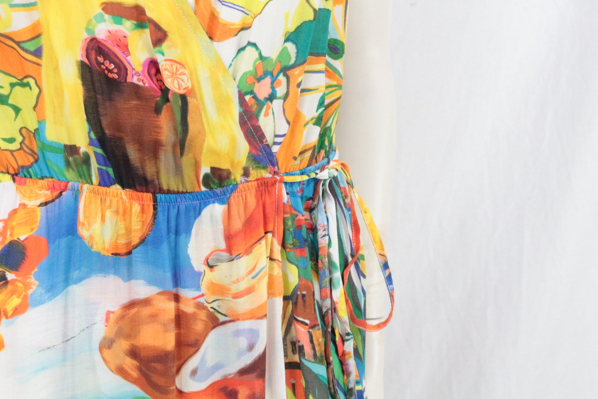 Robe Desigual imprimée tropicale femme taille L 9