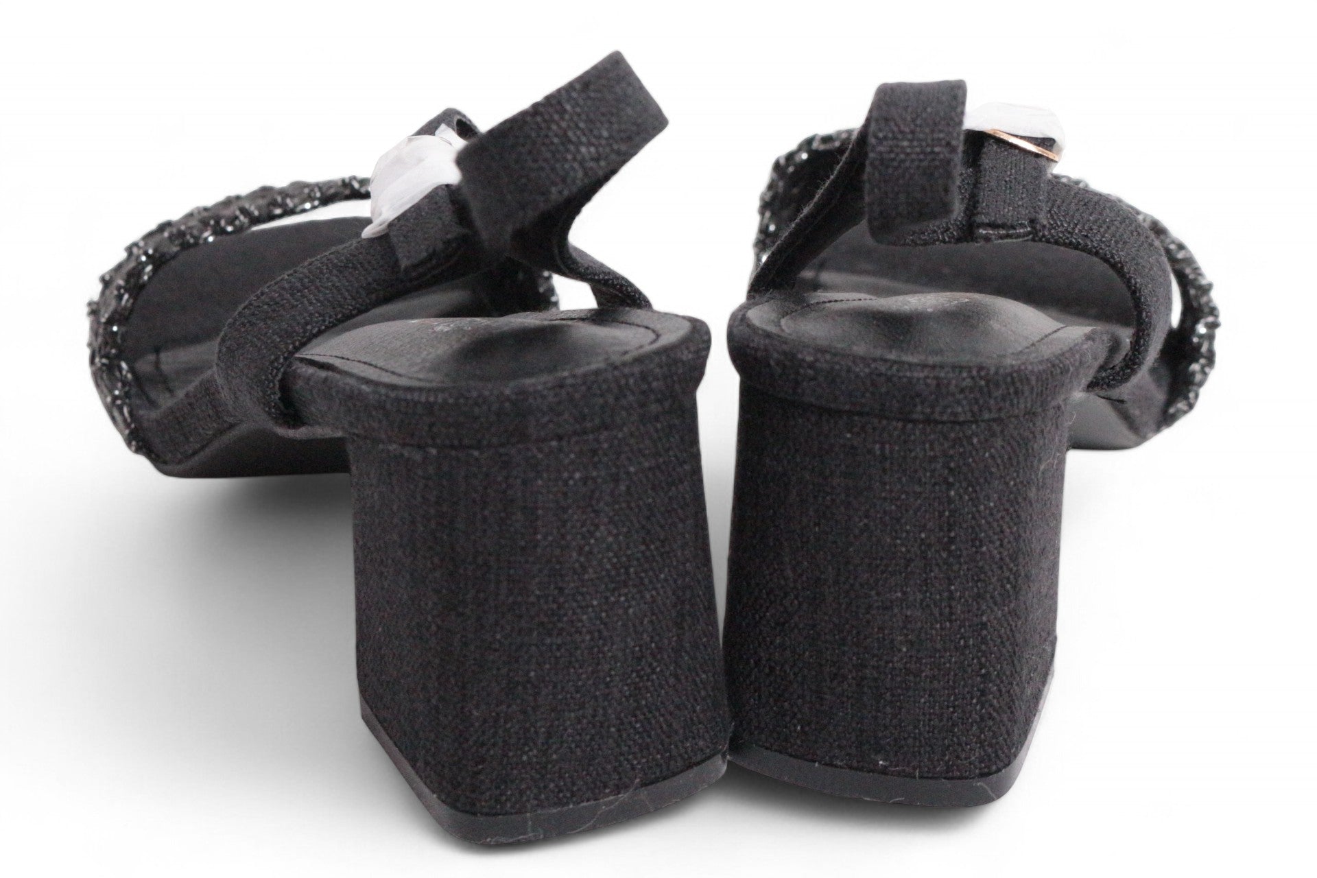 Marquiiz Sandales à talon Cuir synthétique Noir   Neuf 8