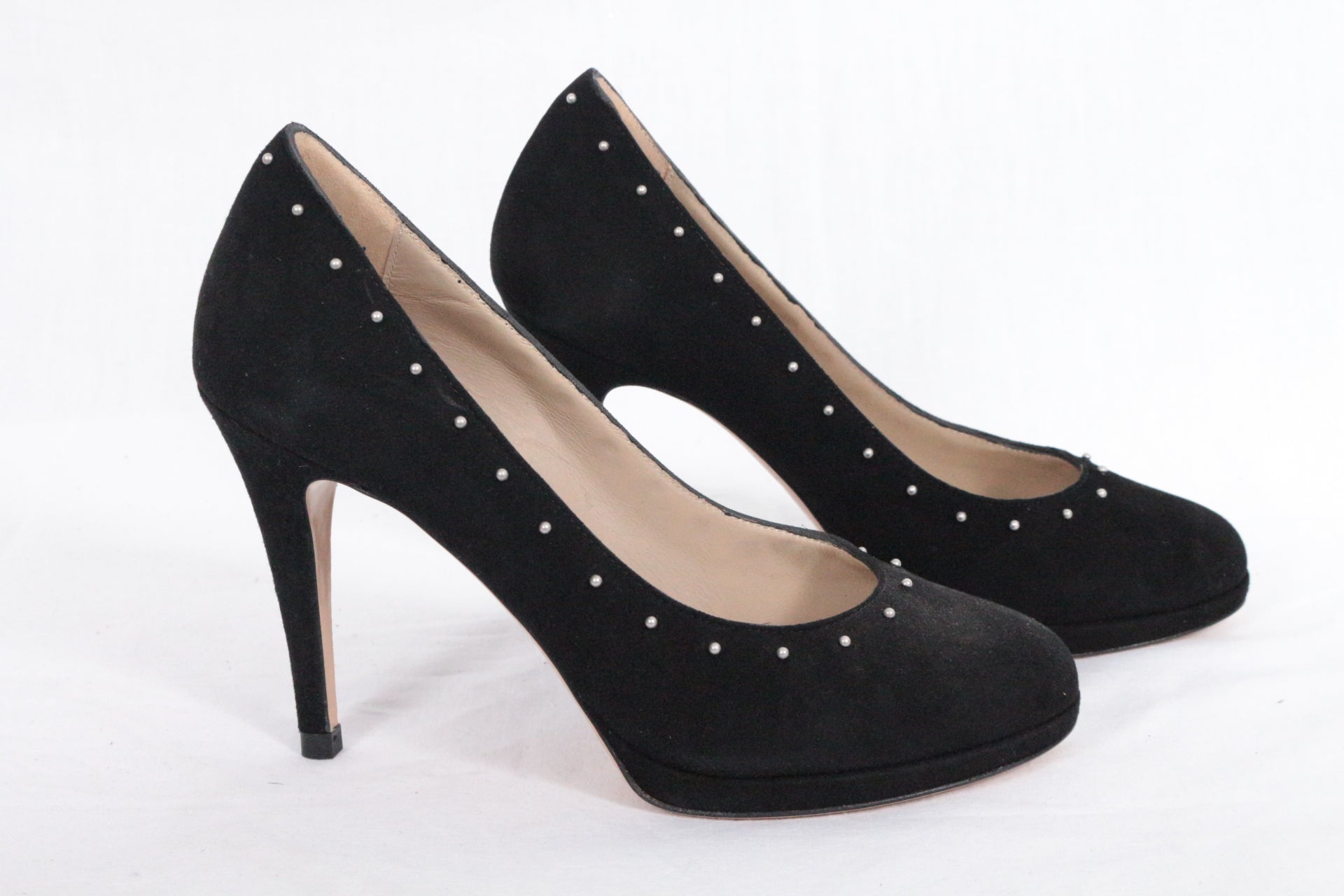 Malefic Escarpins Daim Noir   Neuf 5