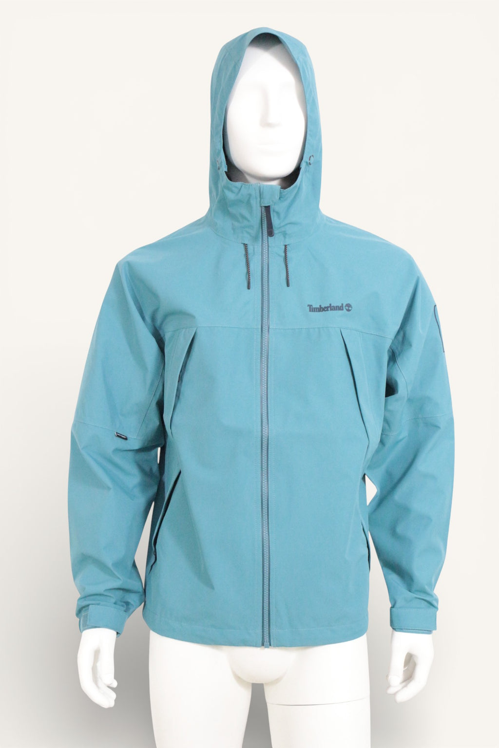 Timberland – Giacca con cappuccio – Poliestere riciclato, nylon – Celeste