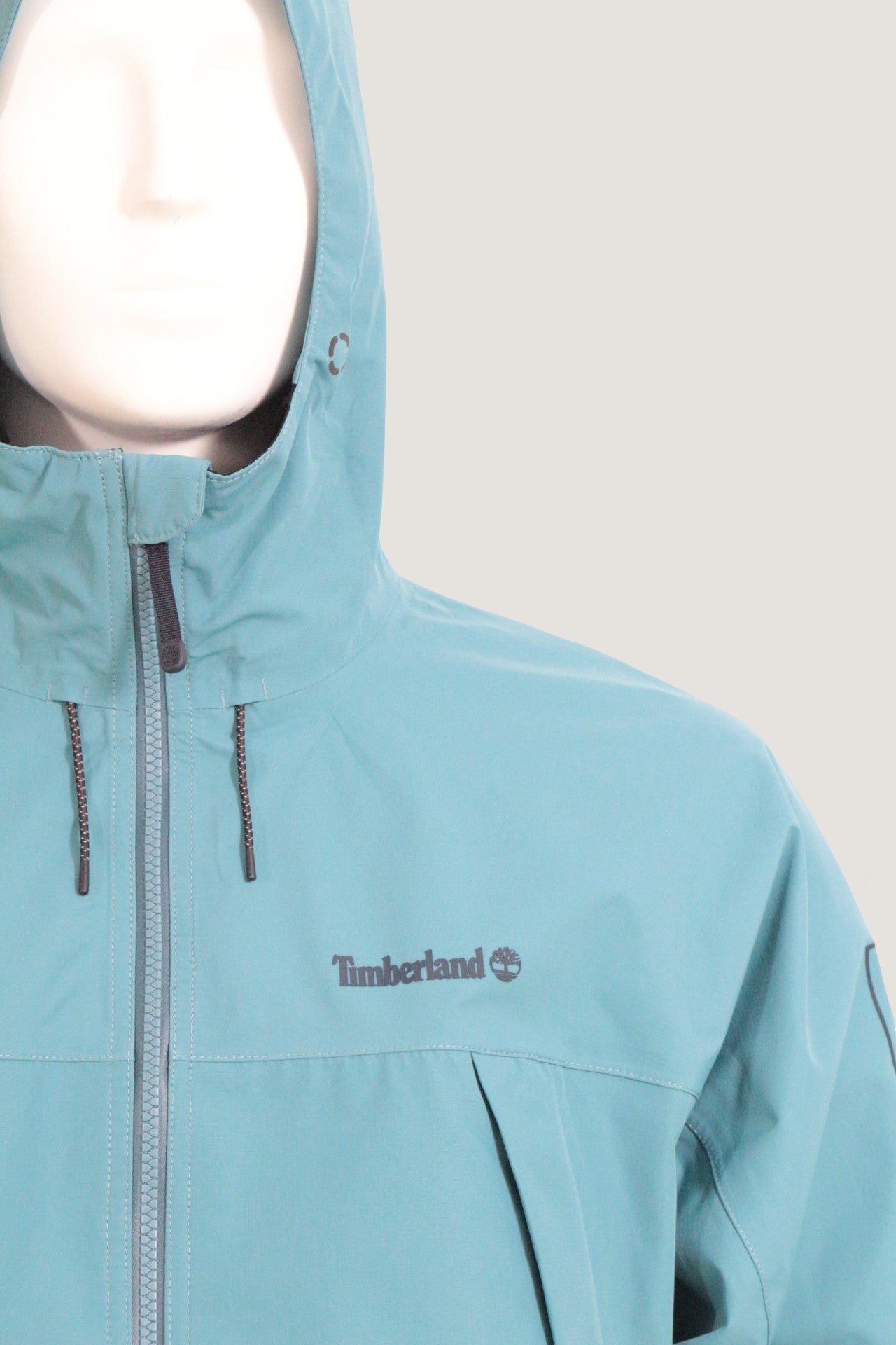 Timberland – Giacca con cappuccio – Poliestere riciclato, nylon – Celeste