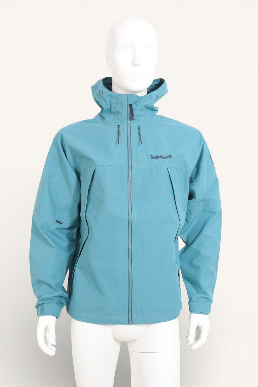 Timberland – Giacca con cappuccio – Poliestere riciclato, nylon – Celeste