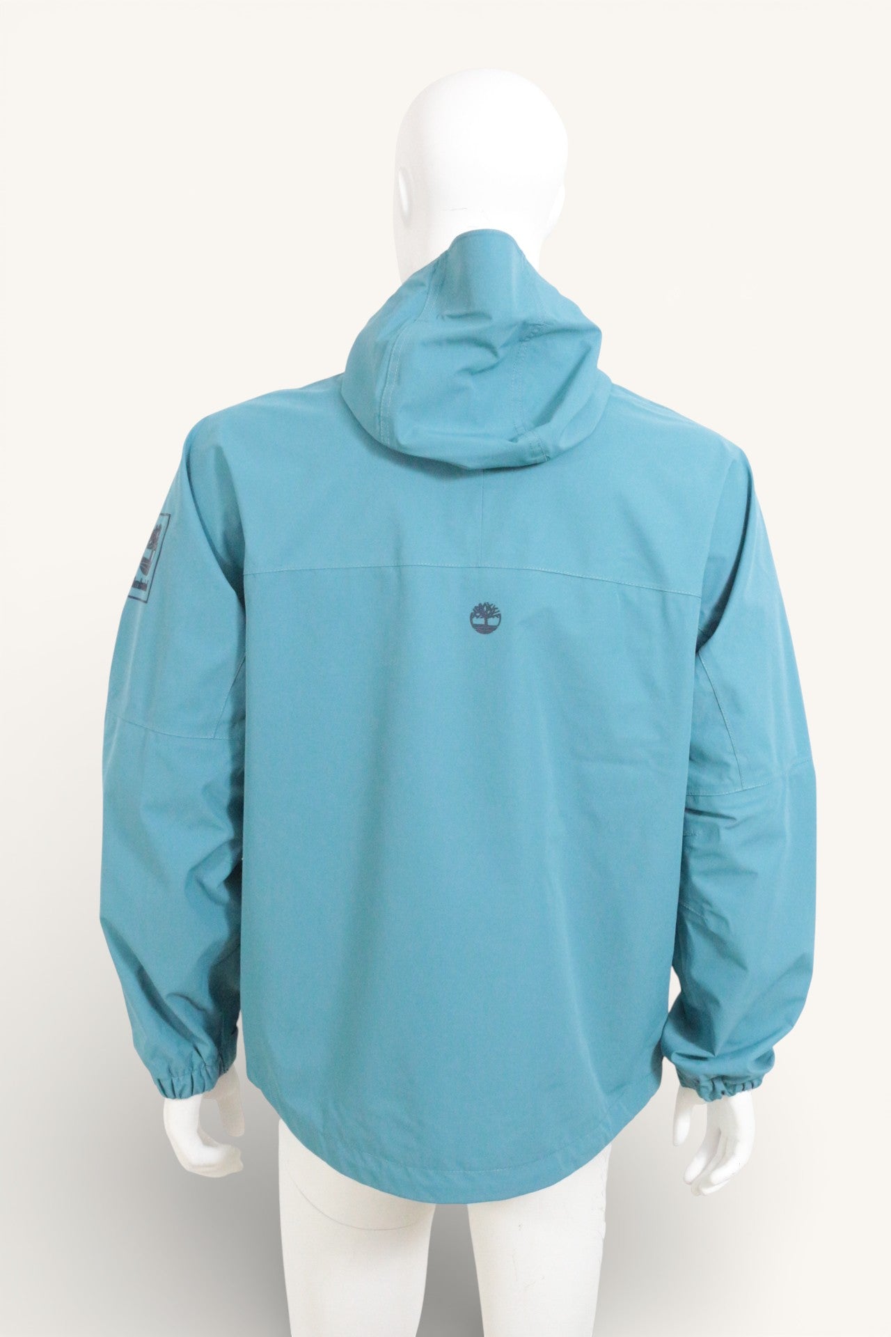 Timberland – Giacca con cappuccio – Poliestere riciclato, nylon – Celeste