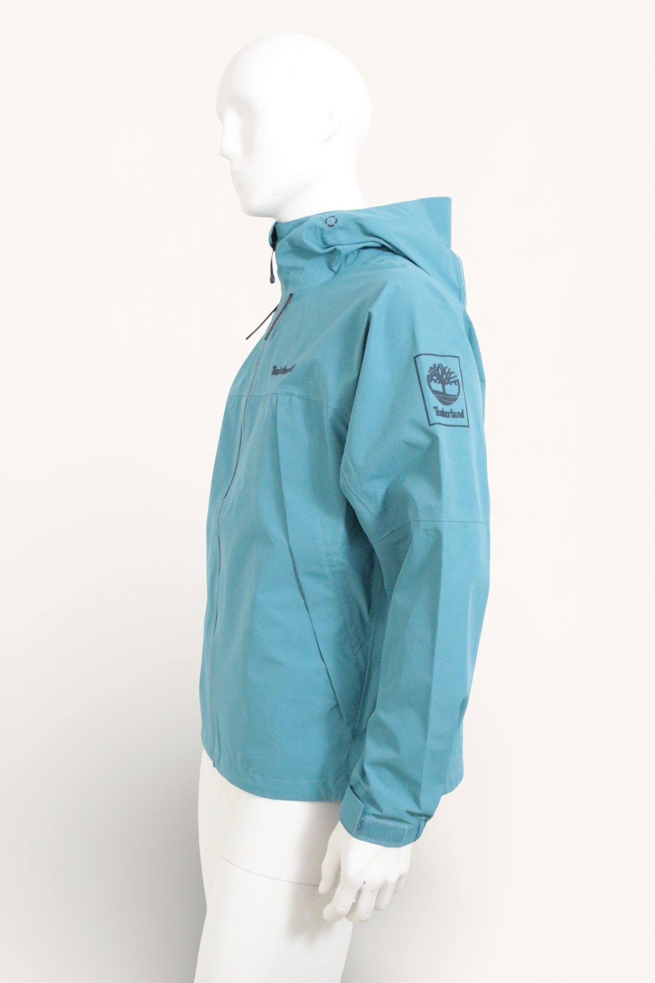 Timberland – Giacca con cappuccio – Poliestere riciclato, nylon – Celeste