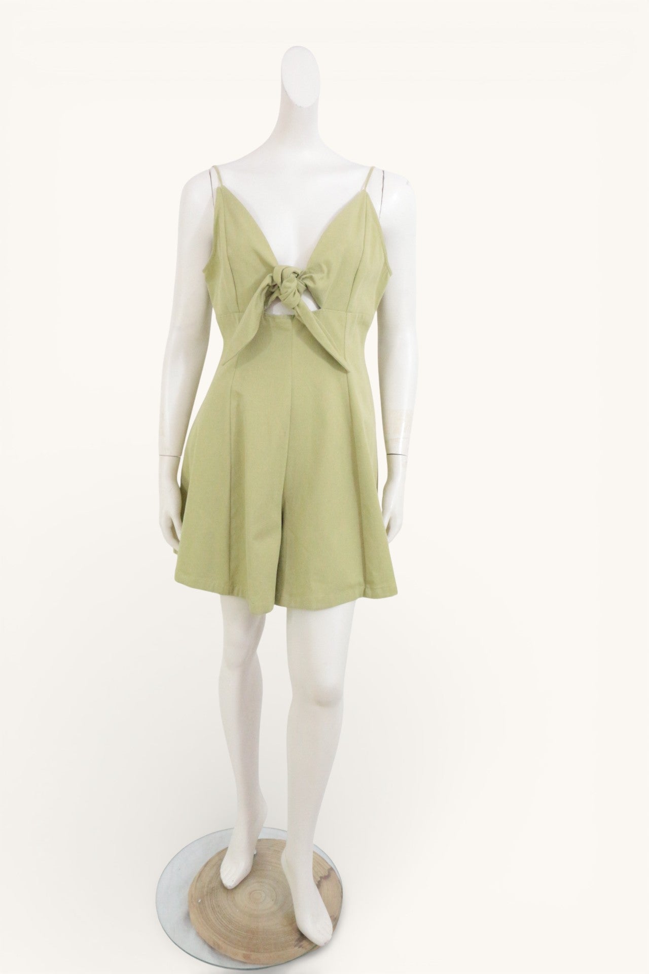 Amy Lynn Combi-short Coton Vert olive M  Neuf 9