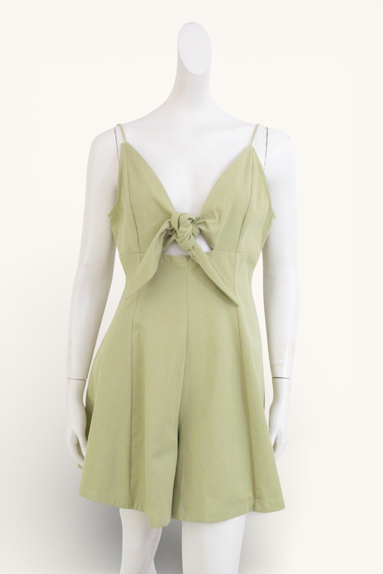 Amy Lynn Combi-short Coton Vert olive M  Neuf 8