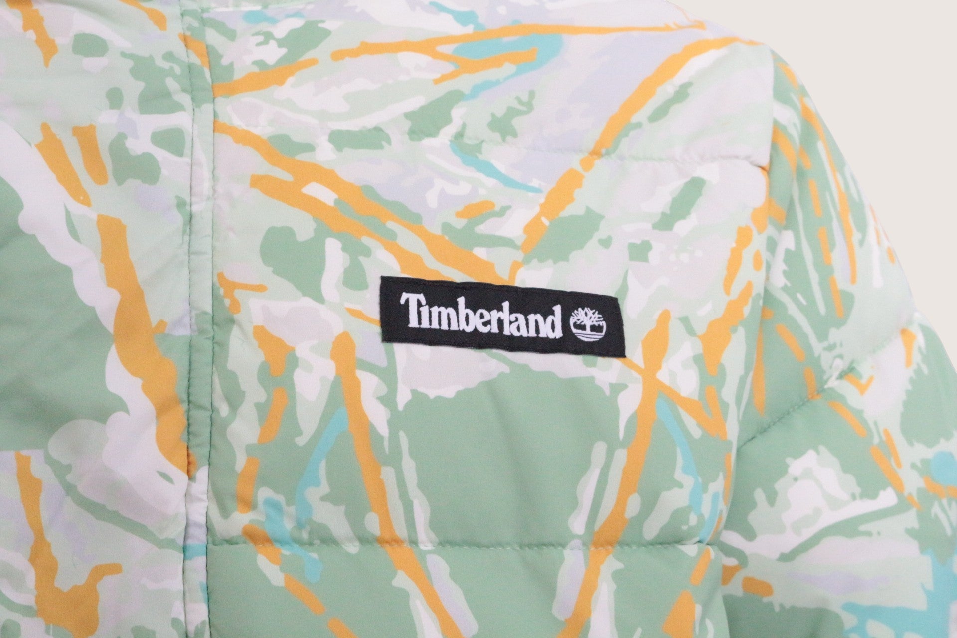Timberland – Piumino – Poliestere – Verde, giallo, multicolore 11
